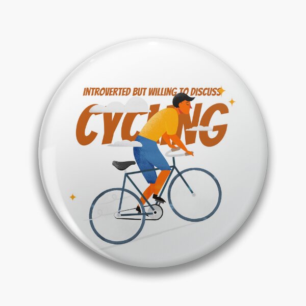 Item preview, Introverted but Willing to Discuss Cycling designed and sold by MagnumVeritasPrints.