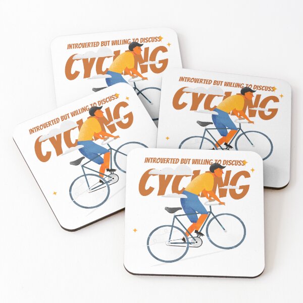 Item preview, Introverted but Willing to Discuss Cycling designed and sold by MagnumVeritasPrints.