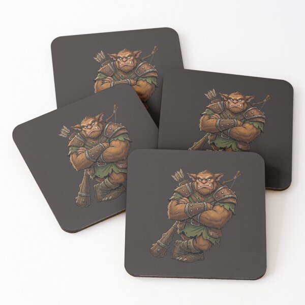 Item preview, Cartoon Bugbear RPG Sticker designed and sold by AestheticRPG .