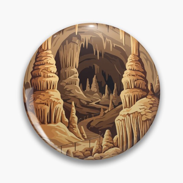 Item preview, Carlsbad Caverns National Park USA Travel Vintage designed and sold by RareDeerArt.