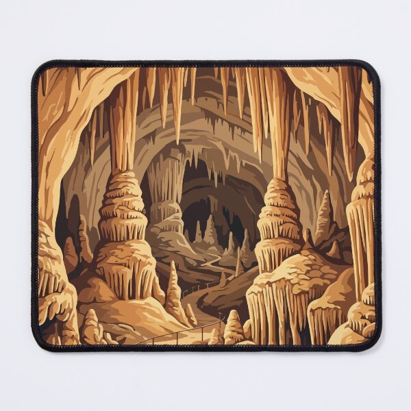 Item preview, Carlsbad Caverns National Park USA Travel Vintage designed and sold by RareDeerArt.