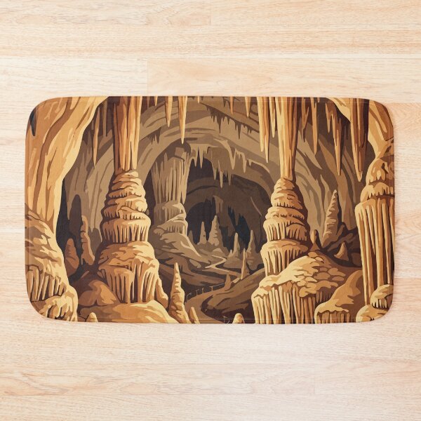 Item preview, Carlsbad Caverns National Park USA Travel Vintage designed and sold by RareDeerArt.