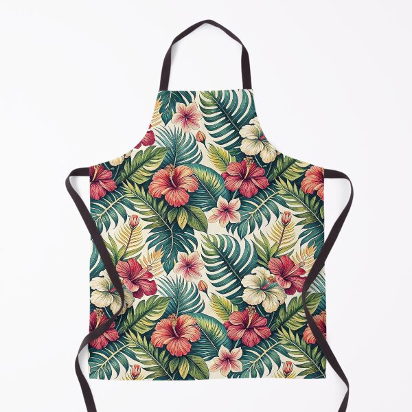 Item preview, Tropical Hibiscus Paradise Floral Pattern designed and sold by Petal & Pattern Co.