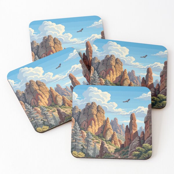 Item preview, Pinnacles National Park USA Travel Vintage designed and sold by RareDeerArt.