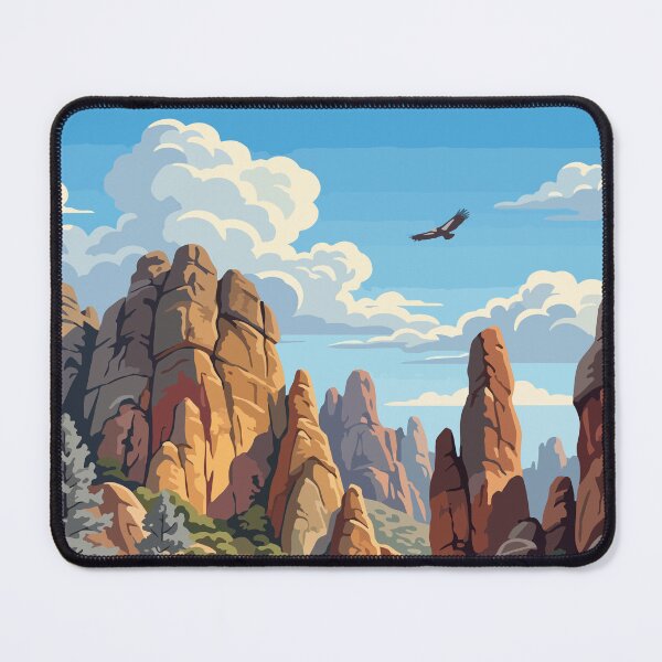 Item preview, Pinnacles National Park USA Travel Vintage designed and sold by RareDeerArt.