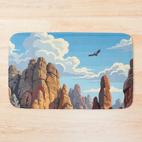 Item preview, Pinnacles National Park USA Travel Vintage designed and sold by RareDeerArt.