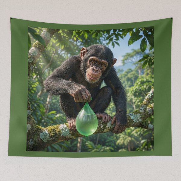 Item preview, Young Chimpanzee Is a Troublemaker designed and sold by Tridentulus.