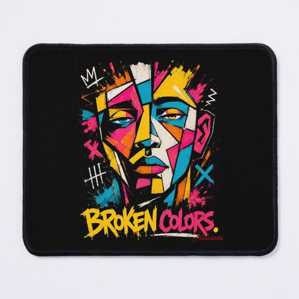 Item preview, Broken Colors Abstract Pop Art Portrait  designed and sold by Artisticanvas.