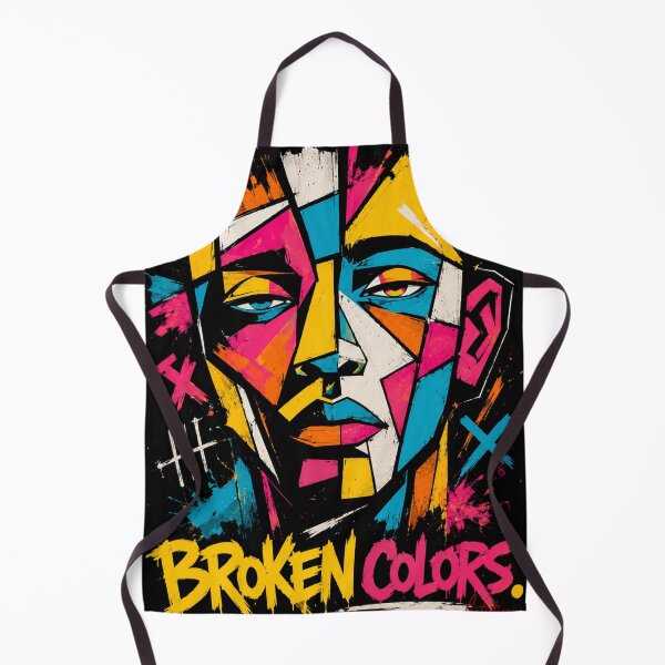 Item preview, Broken Colors Abstract Pop Art Portrait designed and sold by Artisticanvas.