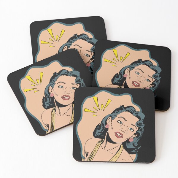 Item preview, Retro Crying Woman Vintage Comic Book Art designed and sold by Rhodes Shop.