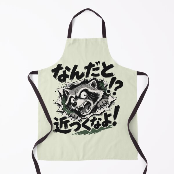 Item preview, Angry Japanese Raccoon Manga Art designed and sold by AwesomeBeyondLimits.