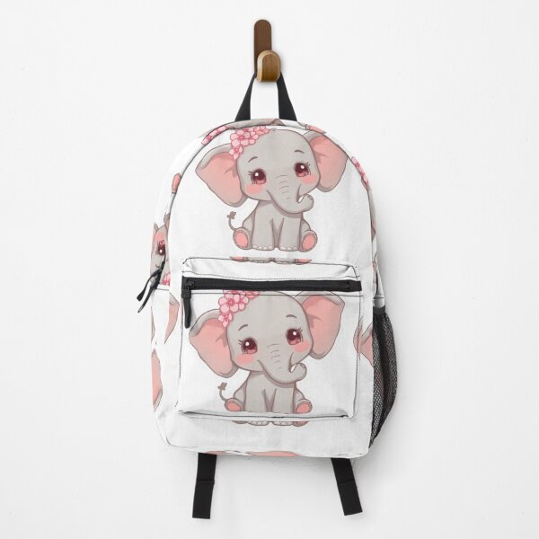 Item preview, Cute Baby Elephant: Flower Crown, Pastel Color, Kawaii Sticker designed and sold by DigitfanStudio.