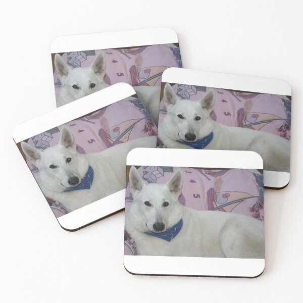 Item preview, White German Shepherd Dog designed and sold by ROSENDE ART HOUSE.