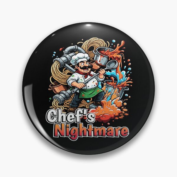Item preview, A Chef's Spaghetti Nightmare Cartoon designed and sold by flamini.