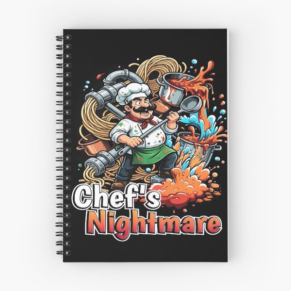 Item preview, A Chef's Spaghetti Nightmare Cartoon designed and sold by flamini.