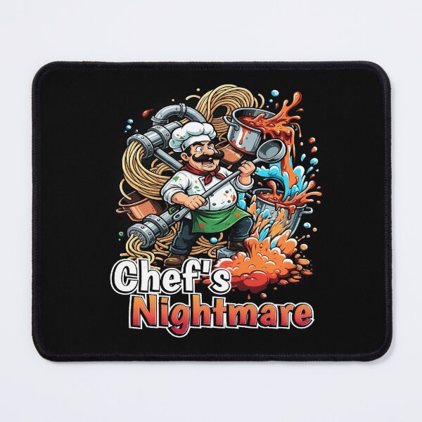 Item preview, A Chef's Spaghetti Nightmare Cartoon designed and sold by flamini.