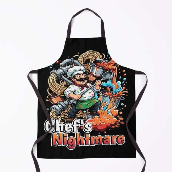 Item preview, A Chef's Spaghetti Nightmare Cartoon designed and sold by flamini.