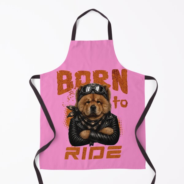 Item preview, Chow Chow Biker Design – Born To Ride Funny Motorcycle Chow Chow Gift designed and sold by PixelsPaws.