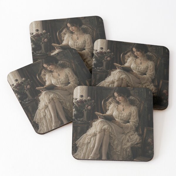 Item preview, Victorian Reading Girl Portrait designed and sold by VelarisMoon.