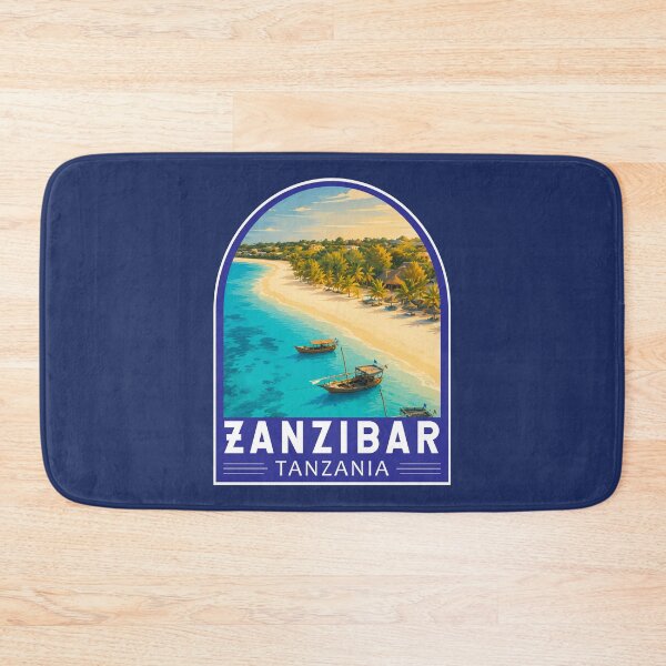 Item preview, Zanzibar Tanzania Travel Art Emblem designed and sold by KrisSidDesigns.