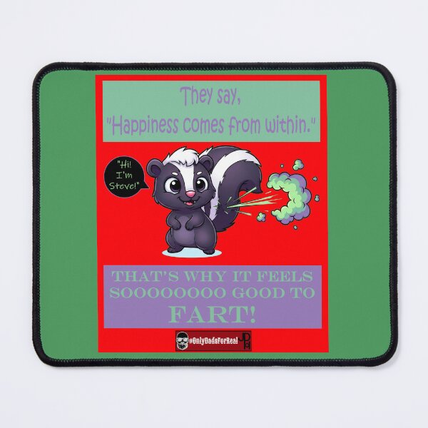 Item preview, Farting Skunk (Red) *More Colors Available in Collection designed and sold by OnlyDadsForReal.