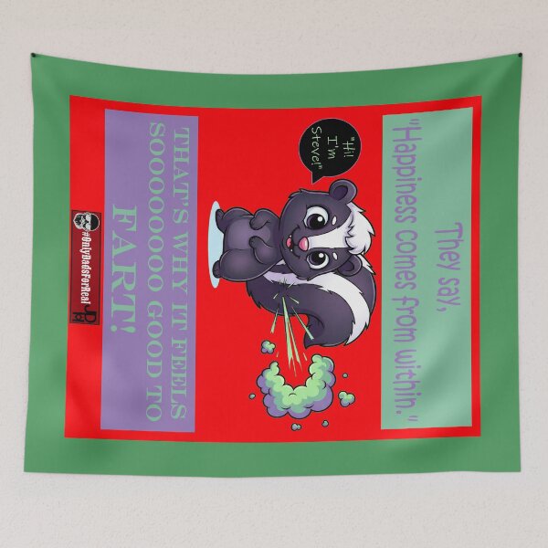 Item preview, Farting Skunk (Red) *More Colors Available in Collection designed and sold by OnlyDadsForReal.
