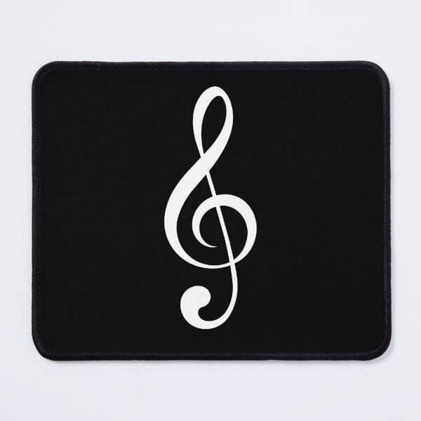 Item preview, Elegant White Treble Clef Music Symbol for Unisex Music Lovers designed and sold by lematworks.