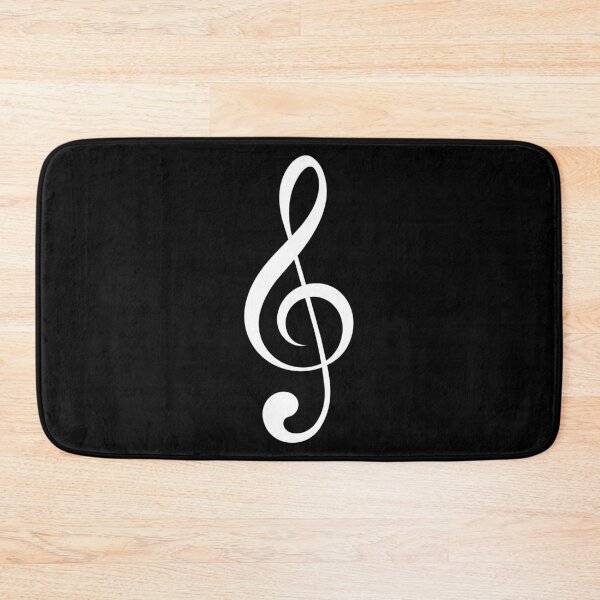 Item preview, Elegant White Treble Clef Music Symbol for Unisex Music Lovers designed and sold by lematworks.