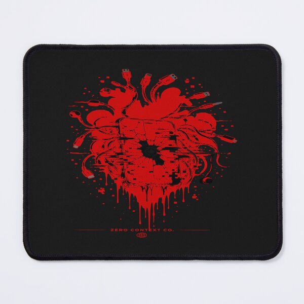Item preview, Bleeding Digital Heart – Glitch Cable Anatomy Streetwear Graphic designed and sold by ZeroContextCo.