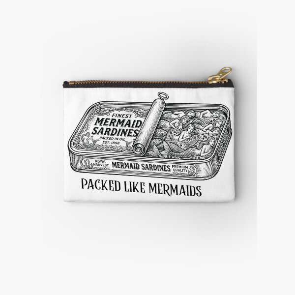 Item preview, Packed Like Mermaids Vintage Engraving Humor Art. designed and sold by KojourinArt.
