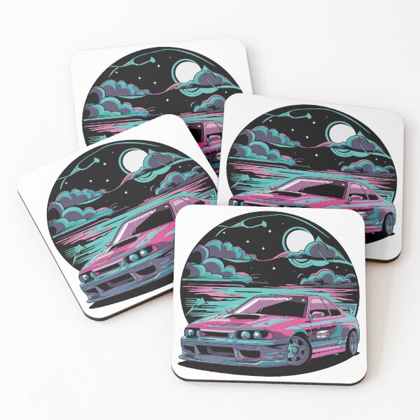 Item preview, Vintage Classic Car Drift Art designed and sold by PrintCarClub.