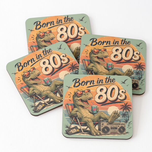 Item preview, Born in the 80s Prehistoric – Born in the 80s Retro Dinosaur Design designed and sold by byaga.