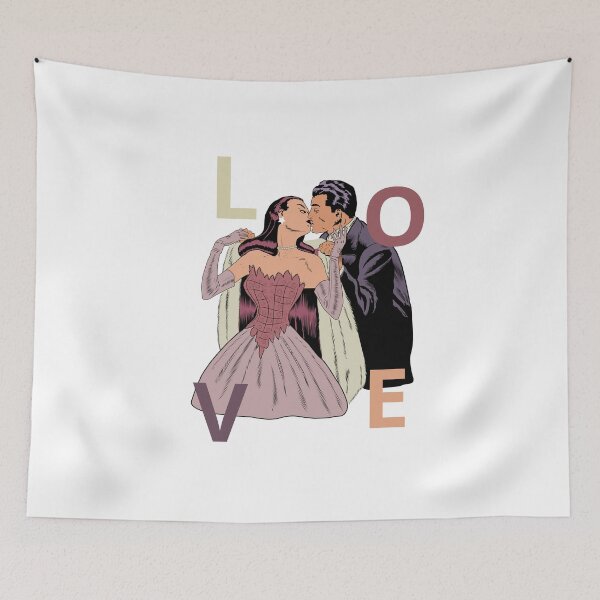 Item preview, Classic Hollywood Pop Art Love Typography designed and sold by Rhodes Shop.