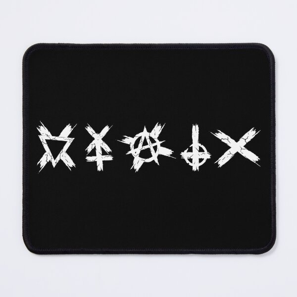 Item preview, No.6: Occult Punk Symbols Anarchy Leviathan Cross Hardcore Grunge designed and sold by NO BEAVER NO PUNK.