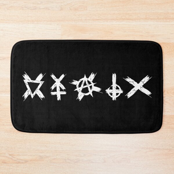 Item preview, No.6: Occult Punk Symbols Anarchy Leviathan Cross Hardcore Grunge designed and sold by NO BEAVER NO PUNK.