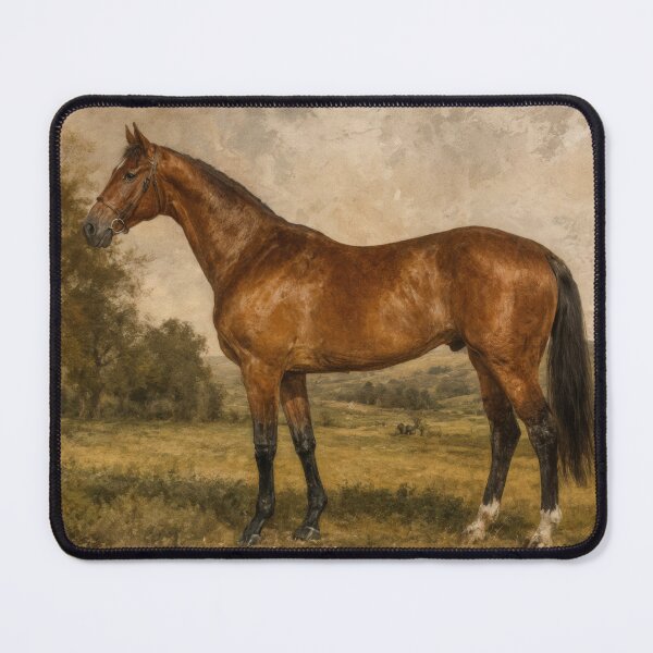 Item preview, Wall Art - Postcard - PICTORIAL #1 - Majestic Brown Horse in Countryside designed and sold by ForeverPrintsOK.