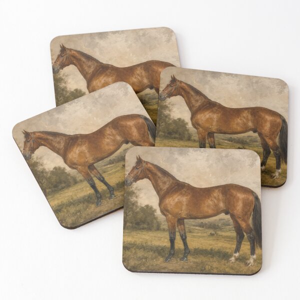 Item preview, Wall Art - Postcard - PICTORIAL #1 - Majestic Brown Horse in Countryside designed and sold by ForeverPrintsOK.