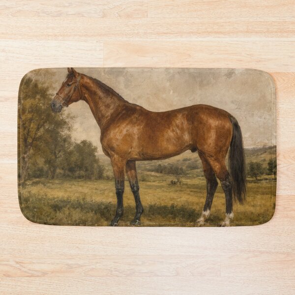 Item preview, Wall Art - Postcard - PICTORIAL #1 - Majestic Brown Horse in Countryside designed and sold by ForeverPrintsOK.