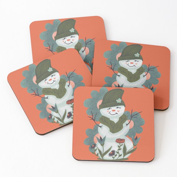 Item preview, Happy Floral Snowman designed and sold by Danigeheb.