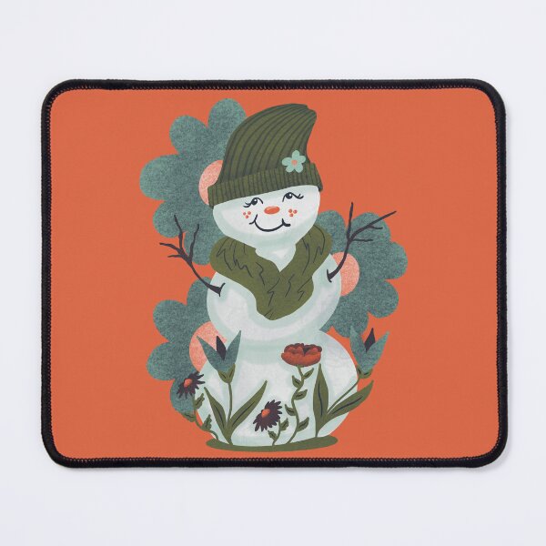 Item preview, Happy Floral Snowman designed and sold by Danigeheb.