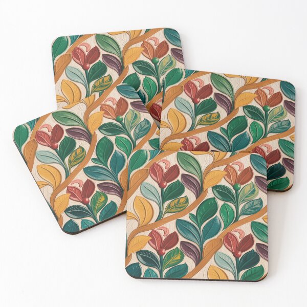 Item preview, Vibrant Ornate Floral Vine Pattern | Rich William Morris Style Seamless Repeat designed and sold by Midnight Veil Designs.