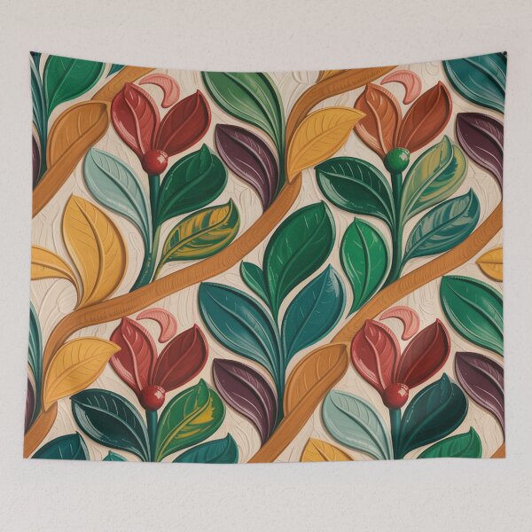 Item preview, Vibrant Ornate Floral Vine Pattern | Rich William Morris Style Seamless Repeat designed and sold by Midnight Veil Designs.