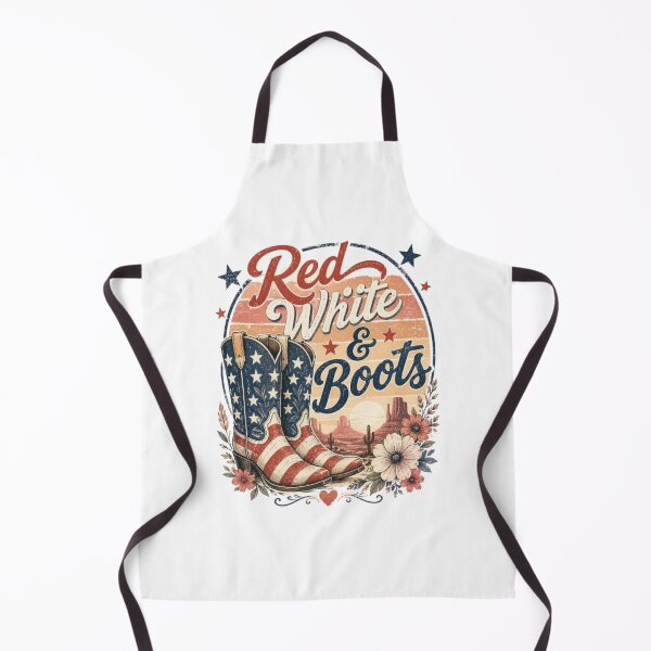 Item preview, Red White & Boots Cowgirl Shirt – Patriotic Western 4th of July Design designed and sold by AveniaOficial.