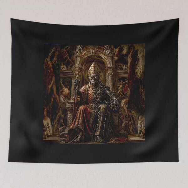 Item preview, Space Cathedral of Dreams Tarot Card The Pope #11 designed and sold by Helios Be. Lavsh.
