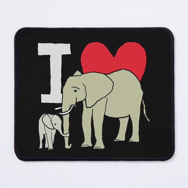 Item preview, I Love Elephants designed and sold by Mark-Ewbie.