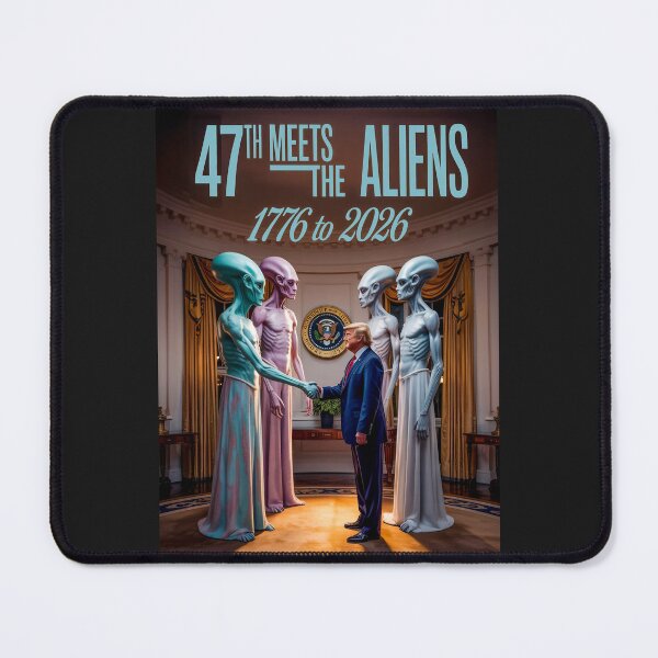 Item preview, 47th MEETS the ALIENS - 1776 to 2027 USA Anniversary Celebration designed and sold by DBM Photo Art 1.