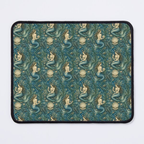 Item preview, Vintage Mermaid Scene designed and sold by MoonglowGraphic.