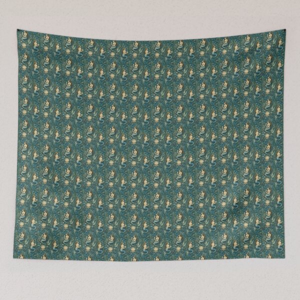 Item preview, Vintage Mermaid Scene designed and sold by MoonglowGraphic.