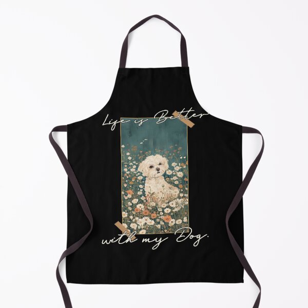 Item preview, Funny Maltipoo Life is Better Floral Cottagecore Mom Dad Kids designed and sold by rafaeltto.