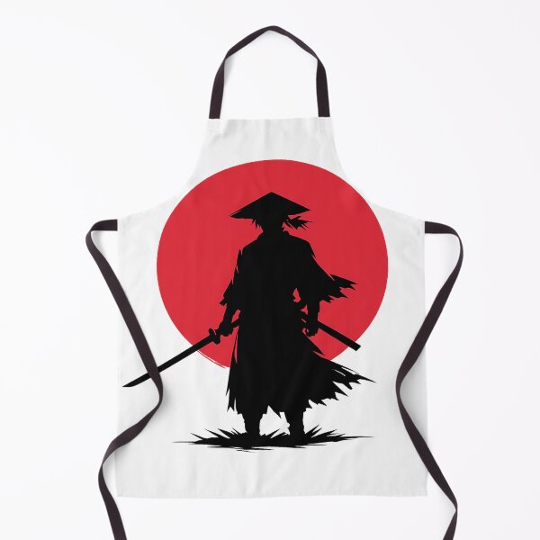 Item preview, The Last Ronin — Anime Samurai Red Sun Silhouette designed and sold by Cyber Kitsune.